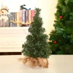 Petit Sapin de Noel Artificiel en Toile de Jute