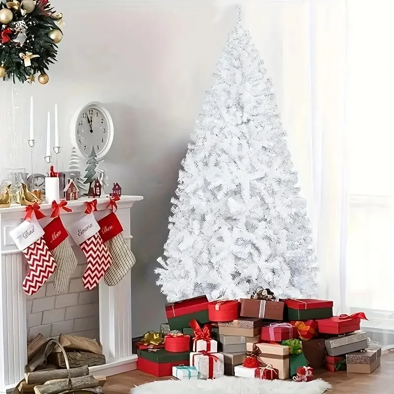 Sapin de Noël Blanc en Détails