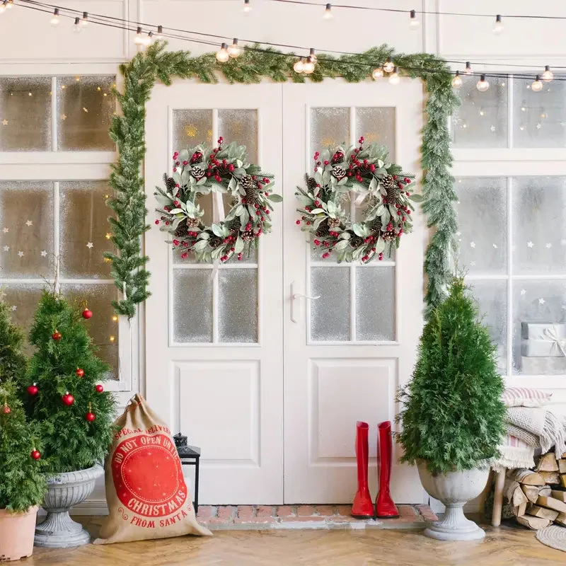 Couronne de Noël Moderne à l'intérieur
