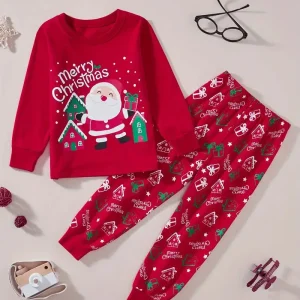 Pyjama Papa Noel Rouge Enfant