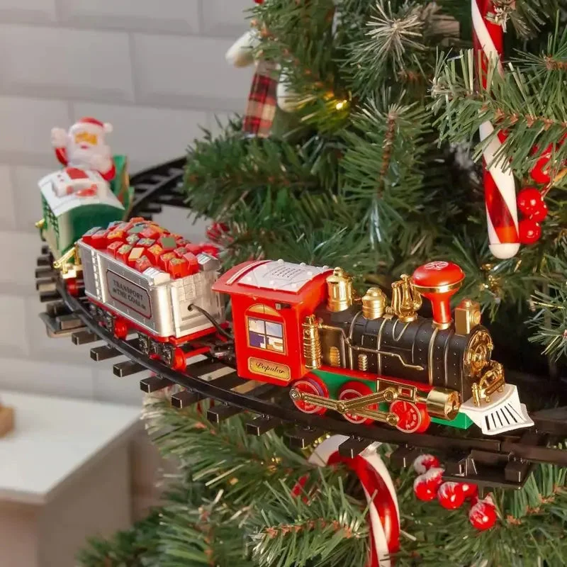 Train électrique pour sapin de Noël