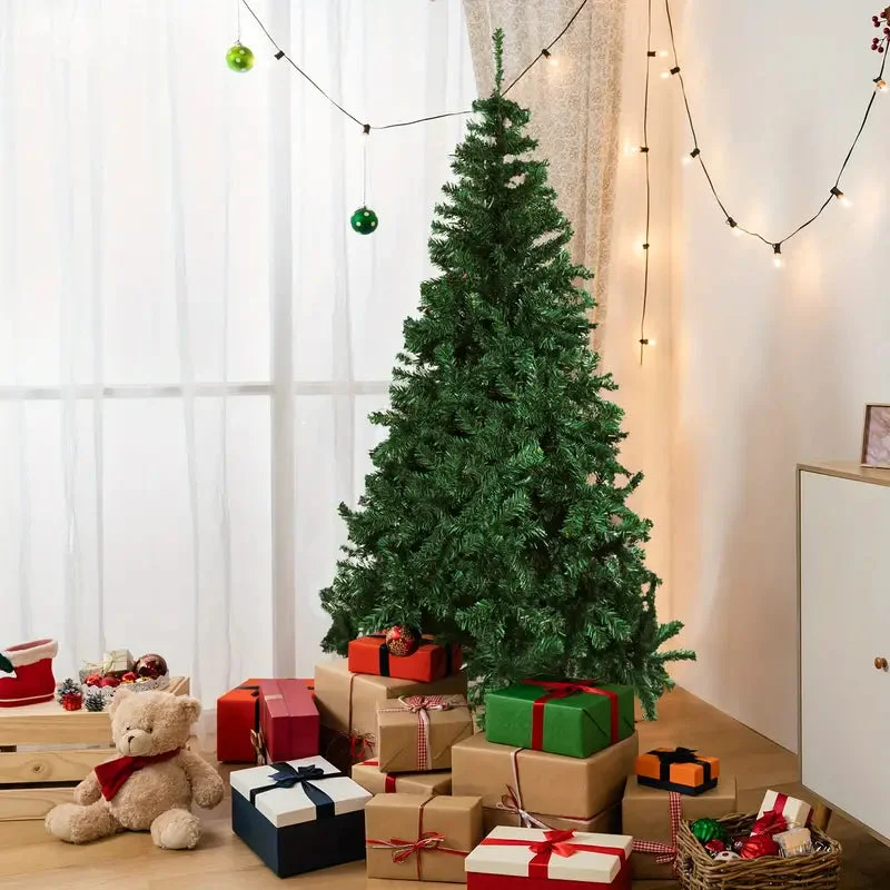 Sapin de Noël artificiel décoré