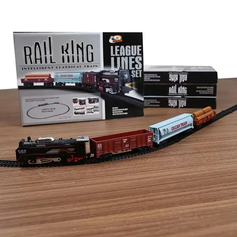 Train électrique Noël 4 wagons