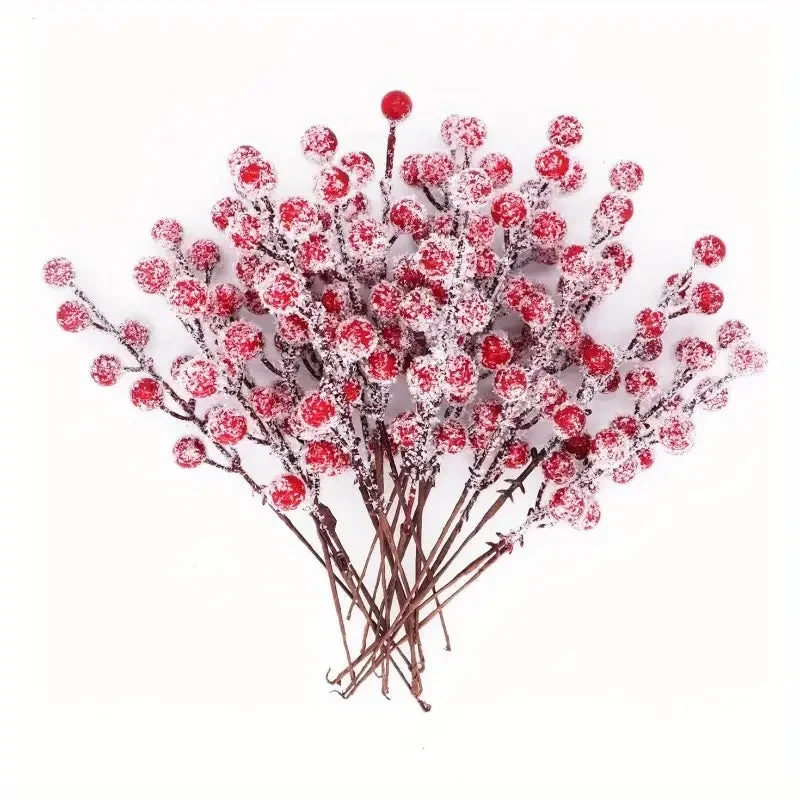 Decoration Noel avec du Houx sur la table