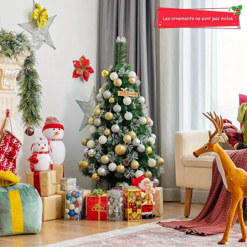 Faux sapin de Noël avec support métallique