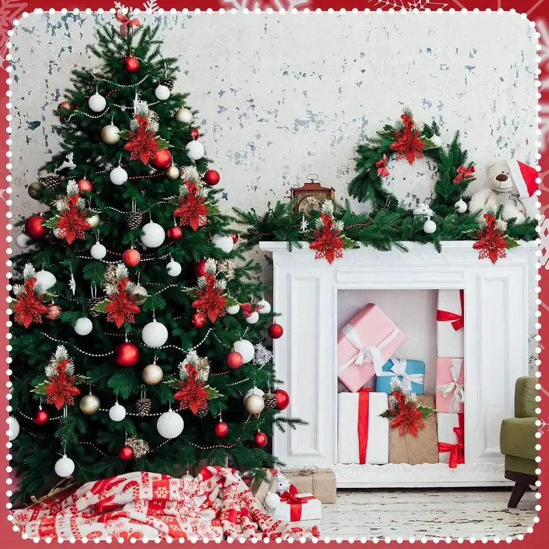 Poinsettia en décoration