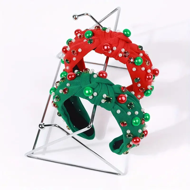 Bandeau de Noël avec perles