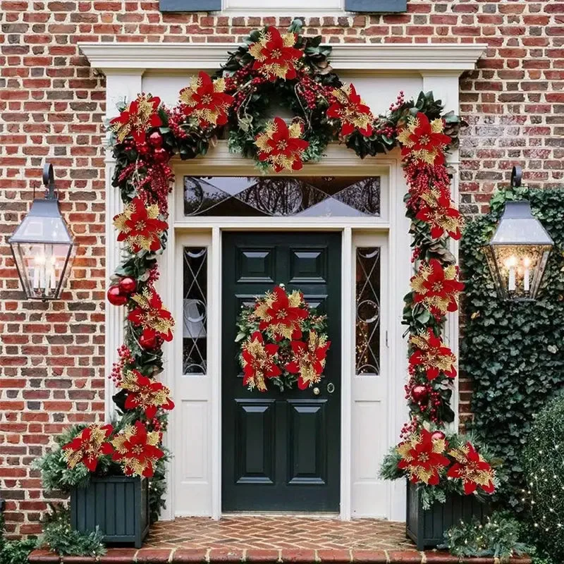 Ambiance festive avec la Plante de Noël Fleur Rouge