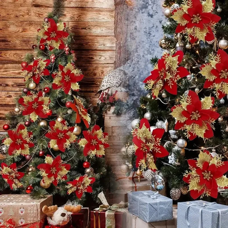 Détails de la Plante de Noël Fleur Rouge