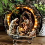 Crèche de Noel en Bois
