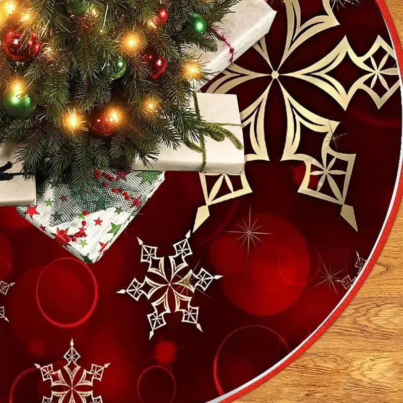 Cache Pied Sapin Rouge en Feutre
