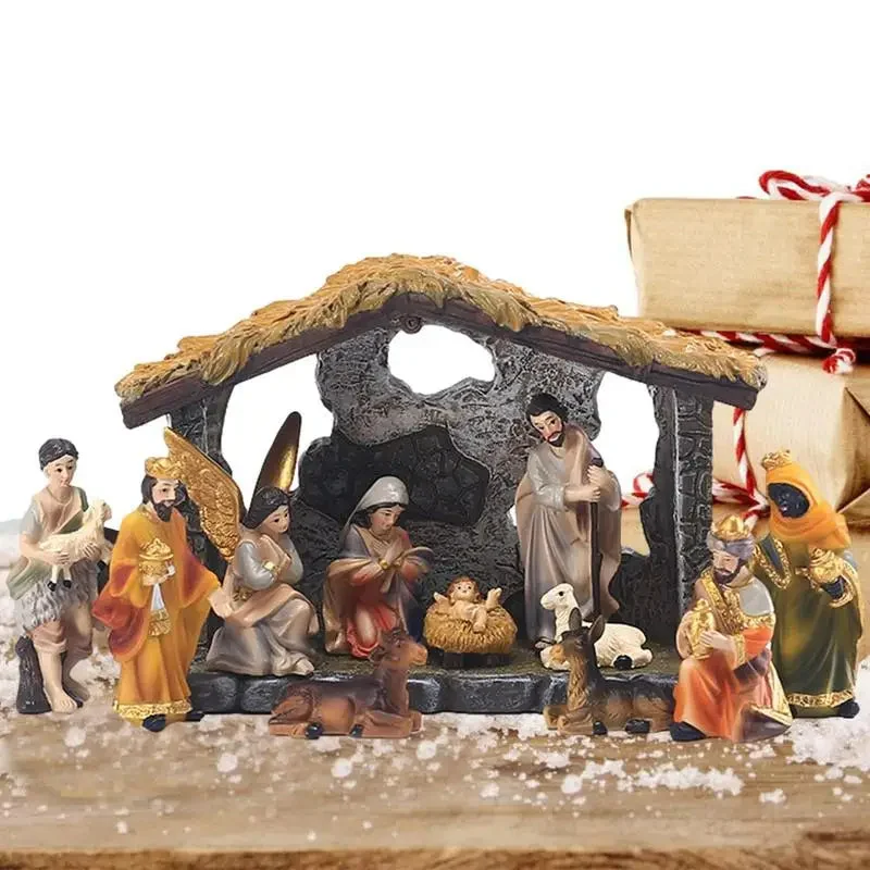 Ornement de Crèche de Noël Détails Soignés