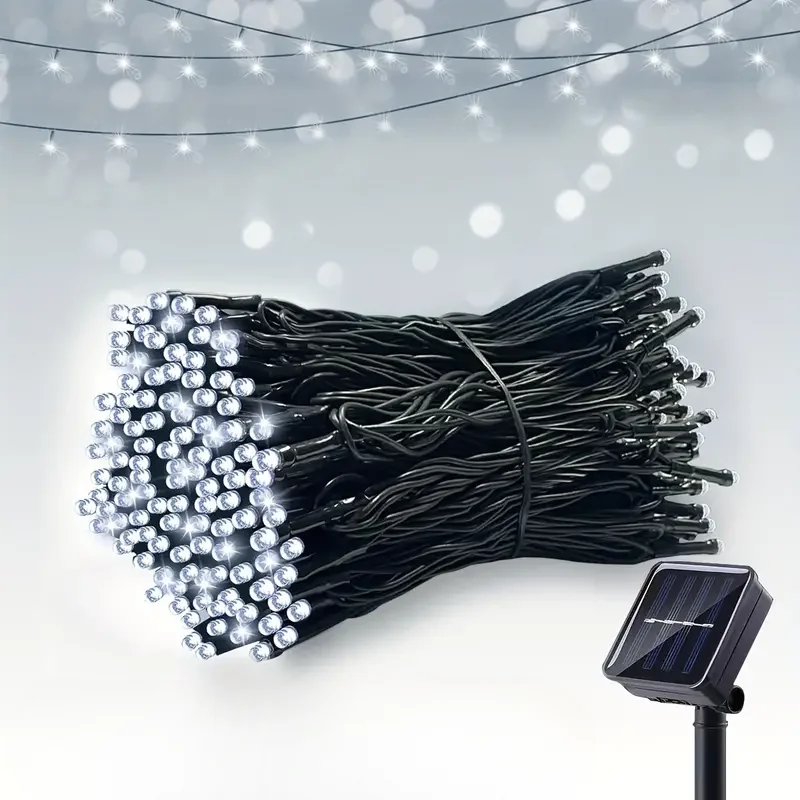 Guirlande LED Solaire en Décoration de Noël