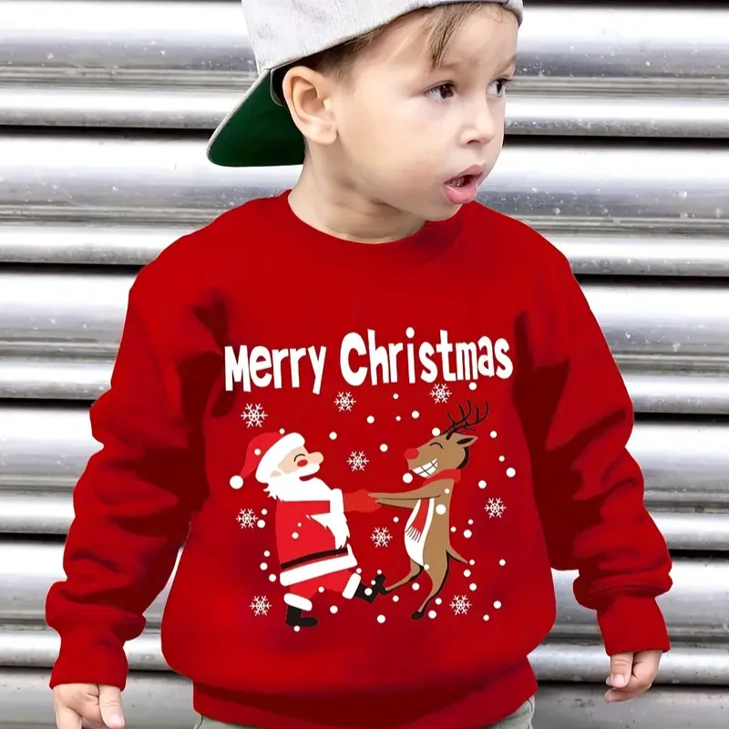 Pull Moche Noel Enfant Motig Pere Noel