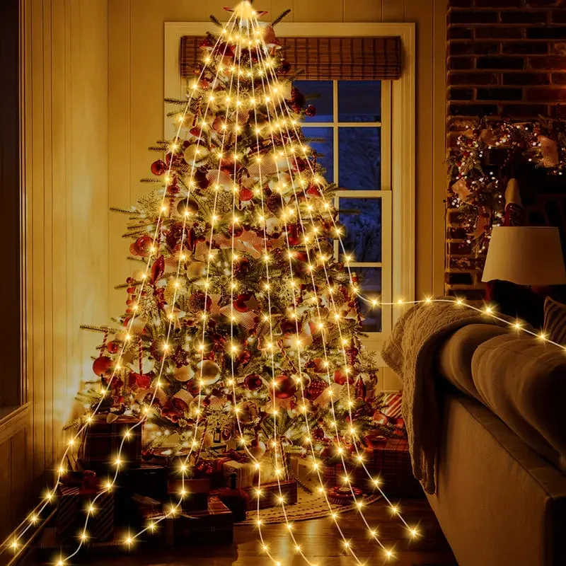 Ambiance festive avec guirlande lumineuse