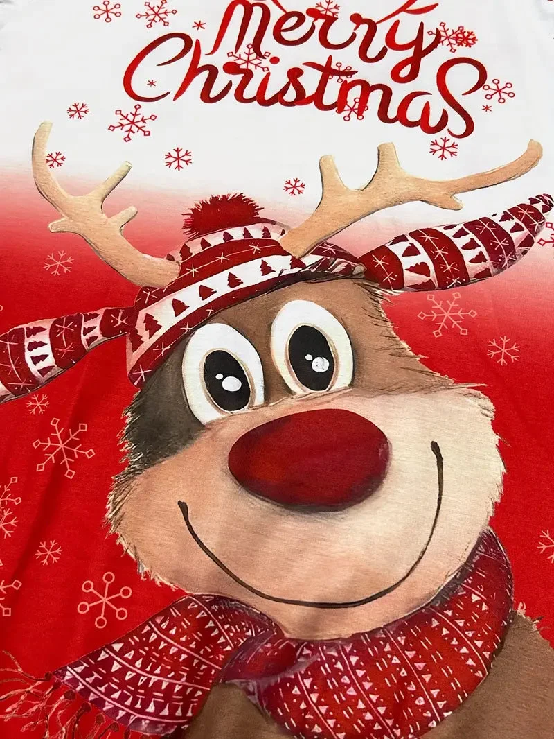 Robe de Noel avec Renne en situation