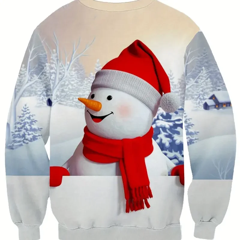 Pull de Noël Homme Bonhomme de Neige