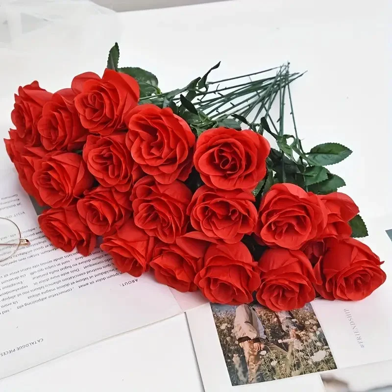 Décoration de table avec Roses de Noël