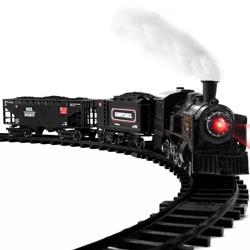 Train Electrique Noir Pour Pied Sapin de Noel – Image 2
