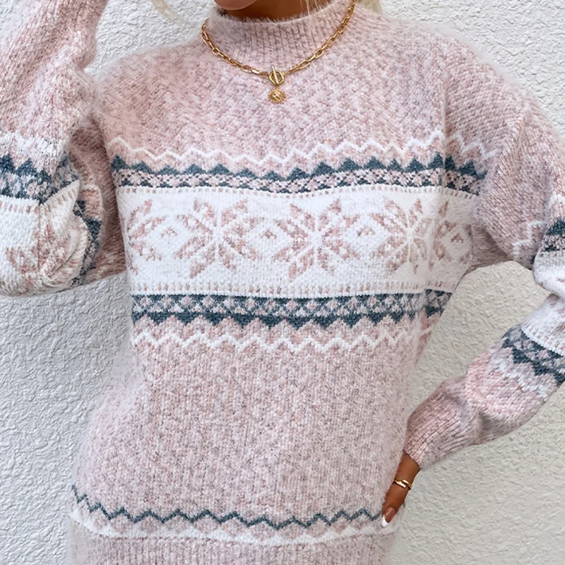 Pull de Noël Femme avec motif scintillant