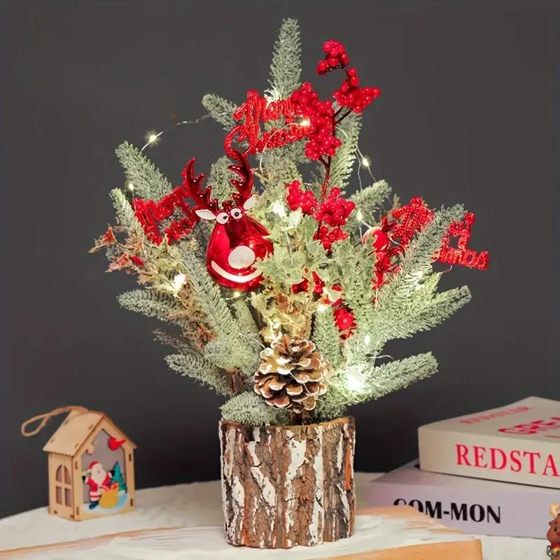 Deco Table Noel et Bois en ambiance