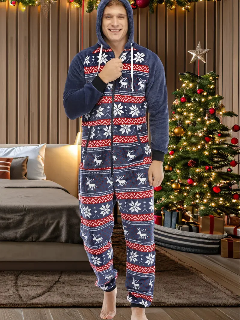 Pyjama Polaire Renne de Noël Homme
