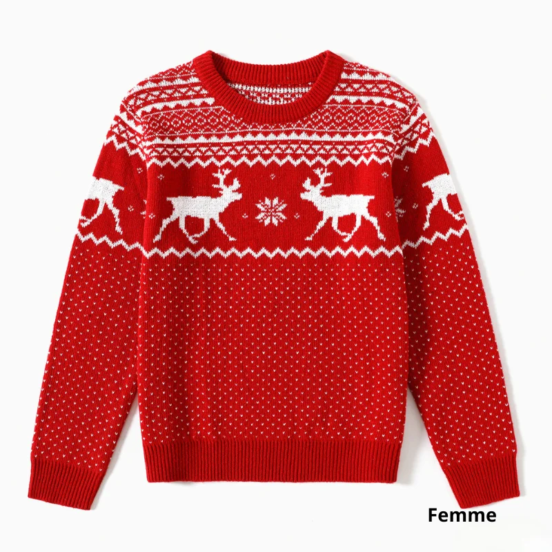Ensemble Pull de Noël Familial