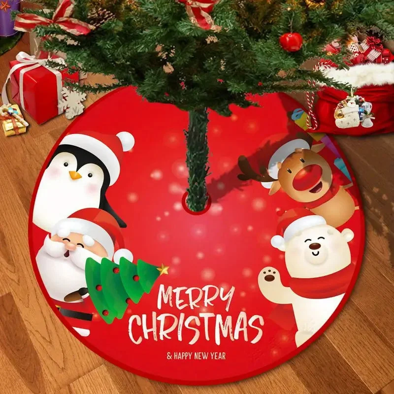 Cache pied sapin en feutre