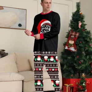 Pyjama Motif Pere Noel de Noel Homme