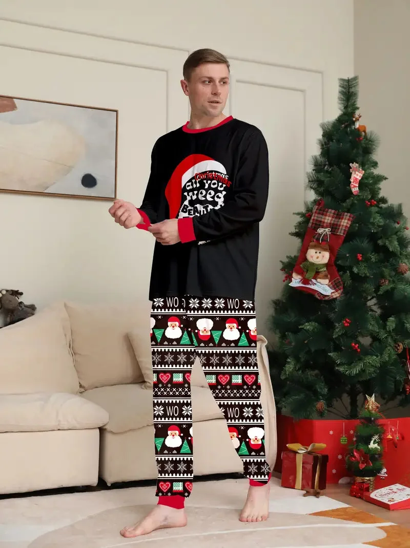 Pyjama Motif Père Noël de Noël Homme