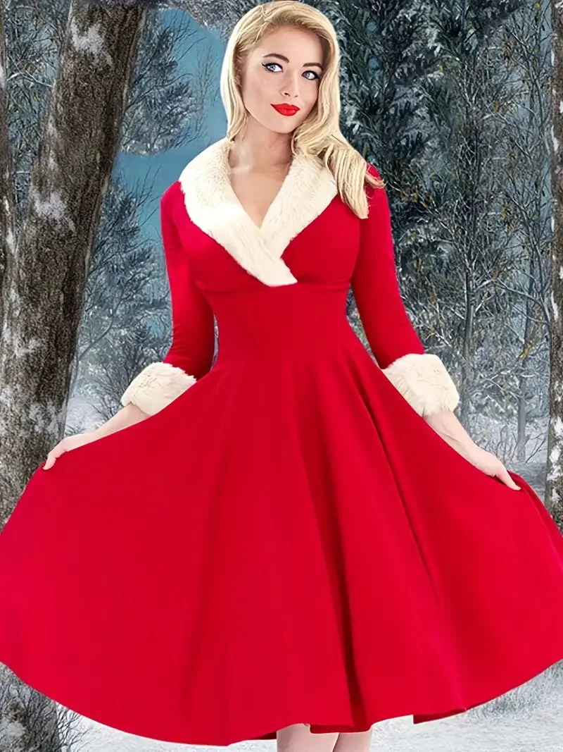 Robe de Noël Cooconing Rouge