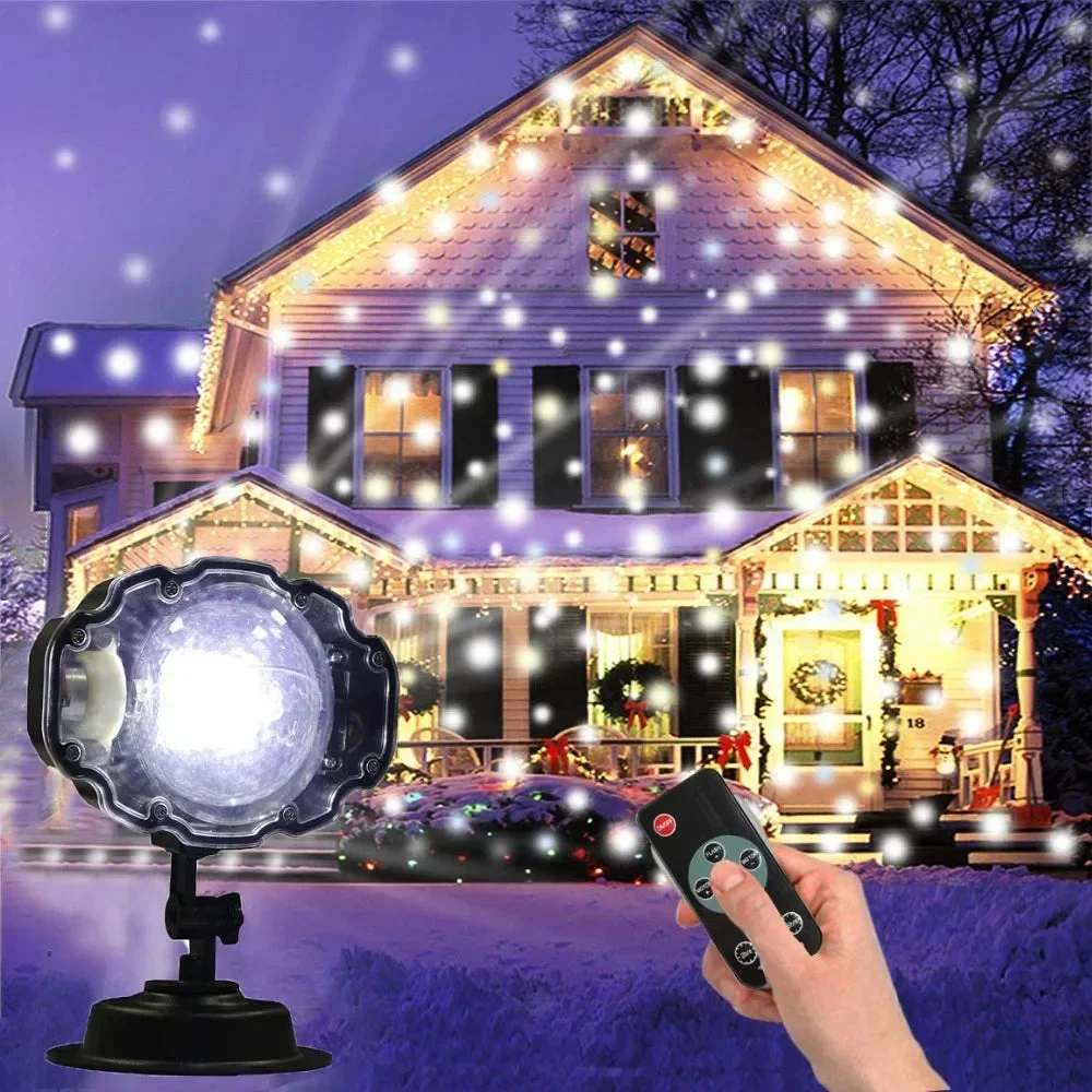 Projecteur Laser Noël avec des motifs lumineux