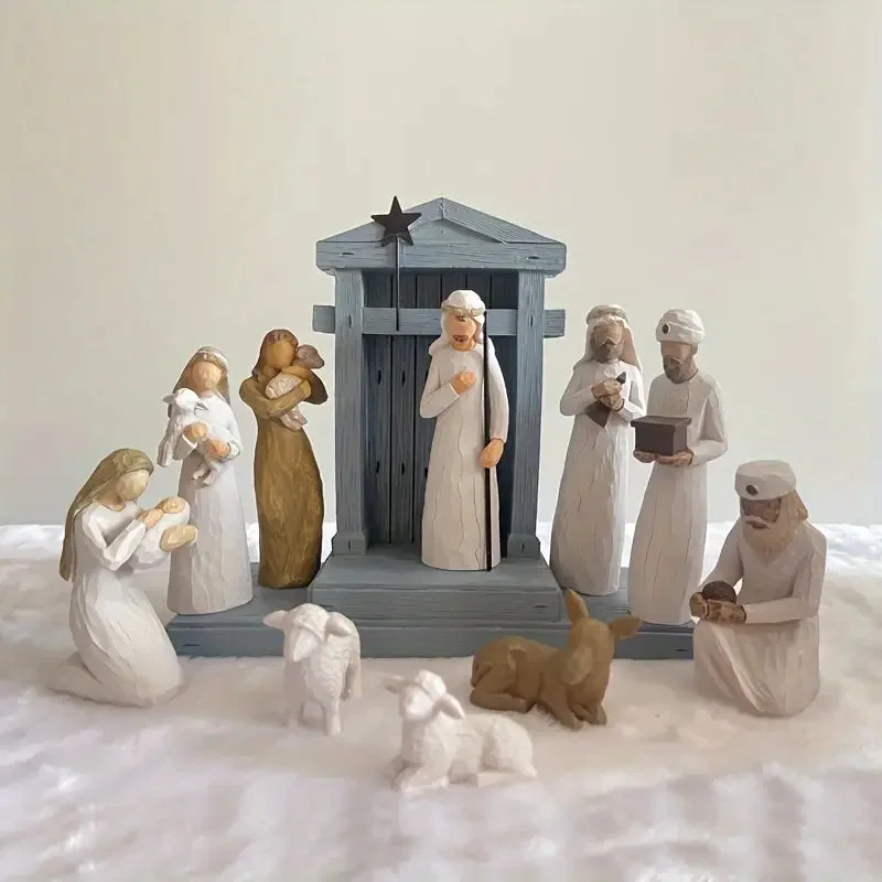 Santons Crèche de Noël Traditionnels