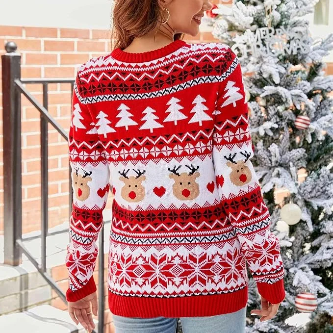 Pull de Noël Femme à porter lors des fêtes