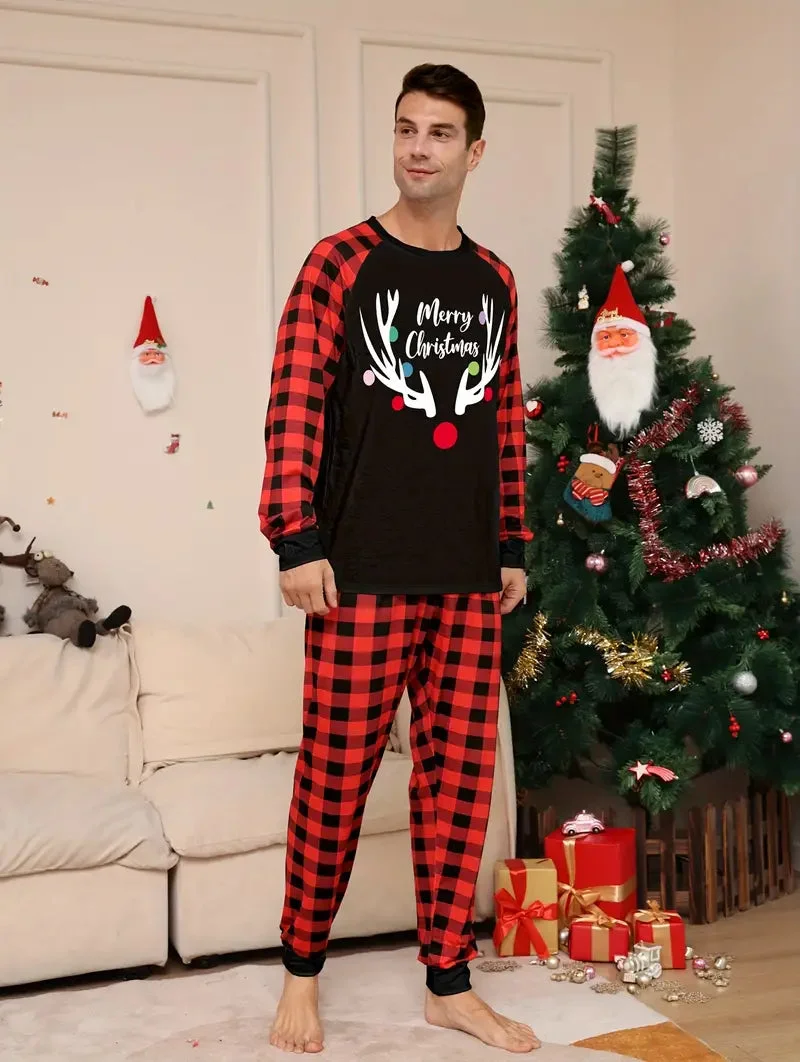 Pyjama Carreaux Rouge et Noir Homme en Détail