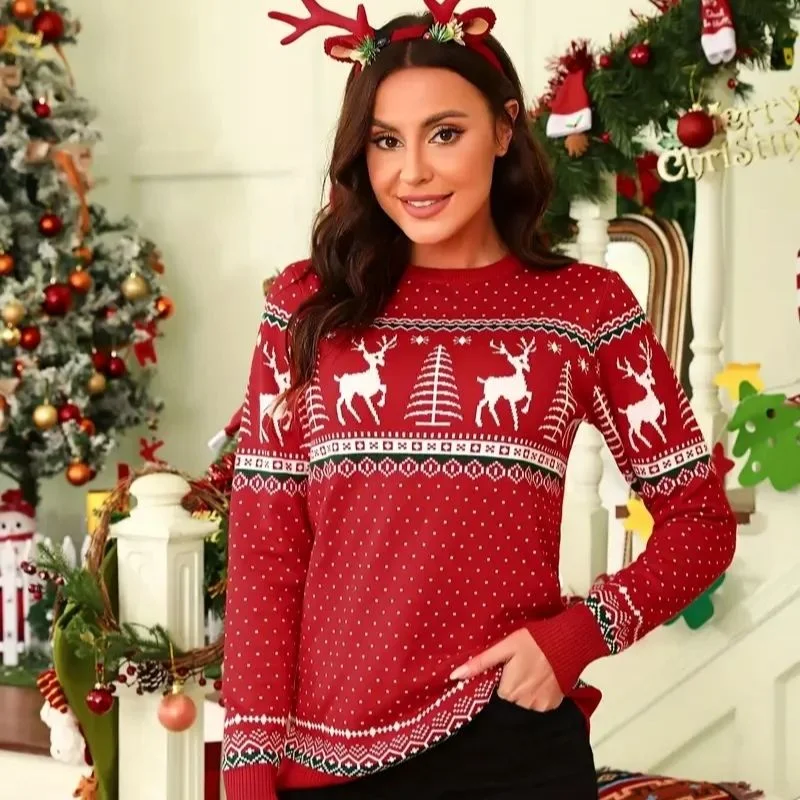 Pull de Noël Traditionnel avec Rennes