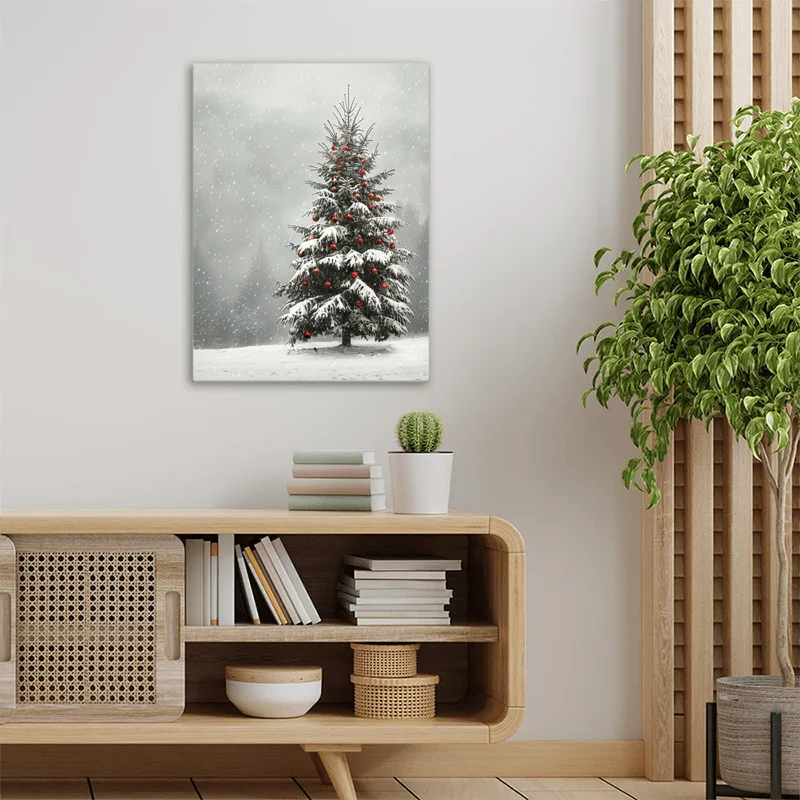 Détails du Cadre Sapin de Noël