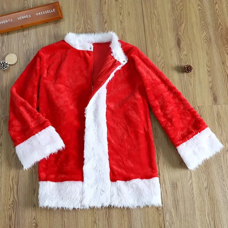 Costume Père Noël en Velours