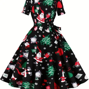 Robe de Noel Style Années 50
