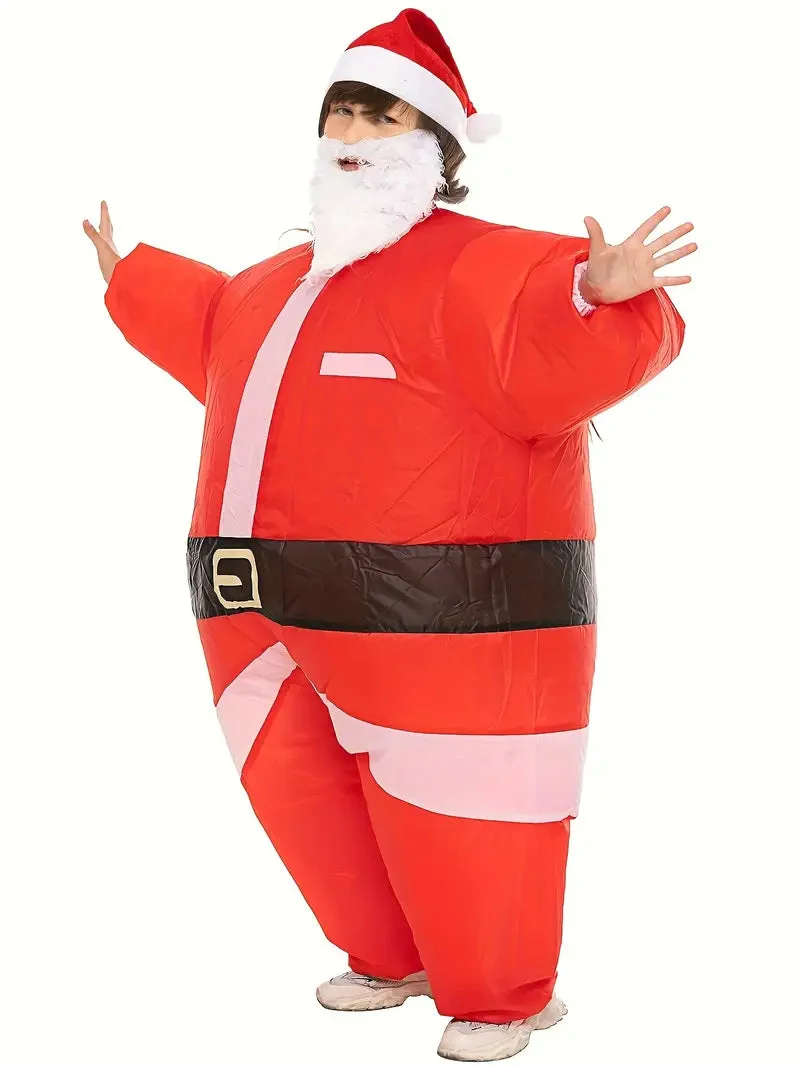 Costume Père de Noël Gonflable Festif