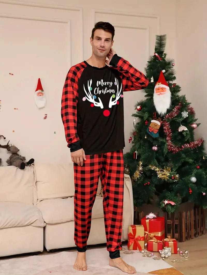 Détails du Pyjama Carreaux Rouge et Noir Homme