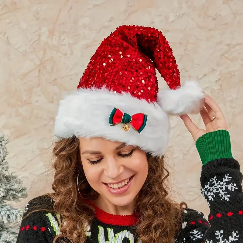 Bonnet de Noël avec Paillettes