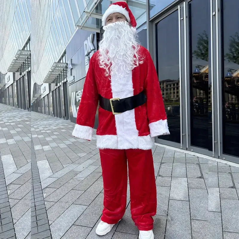 Costume Complet 5 Pièces Père Noël