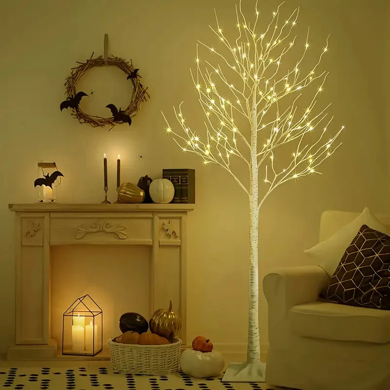 Sapin de Noël Extérieur Lumineux Blanc