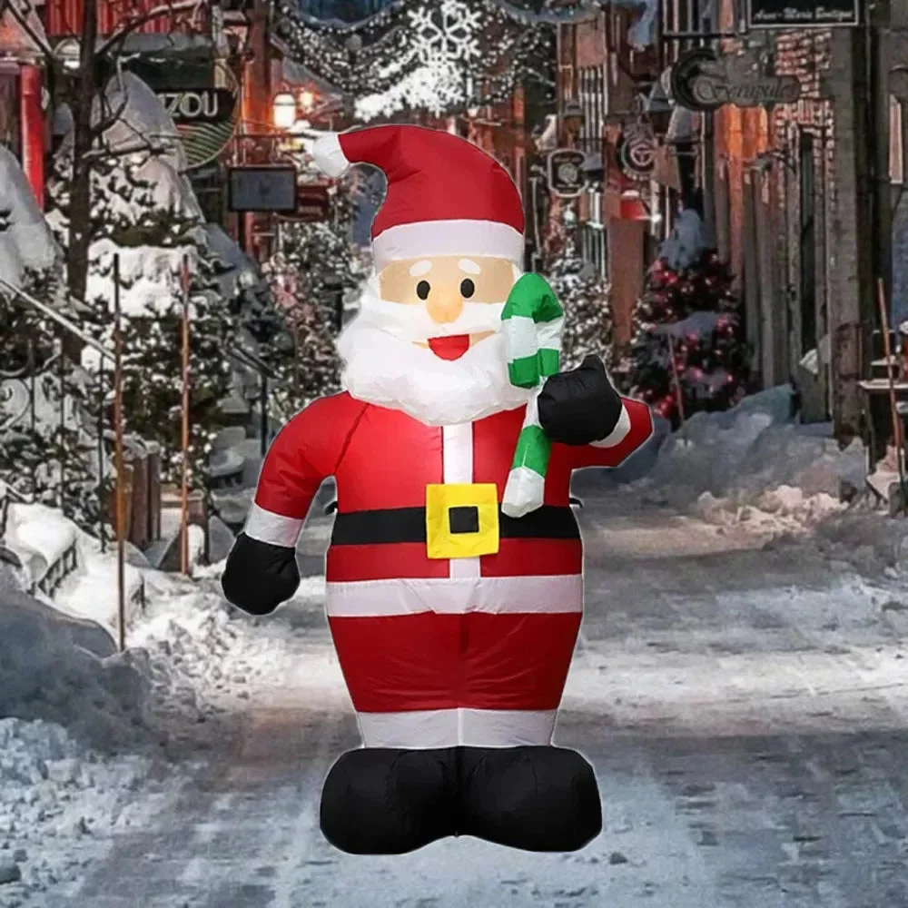 Père Noël Gonflable Lumineux