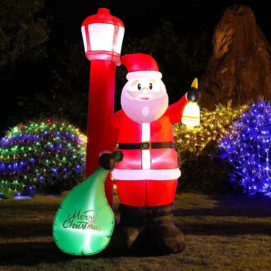 Gros Père Noël Gonflable