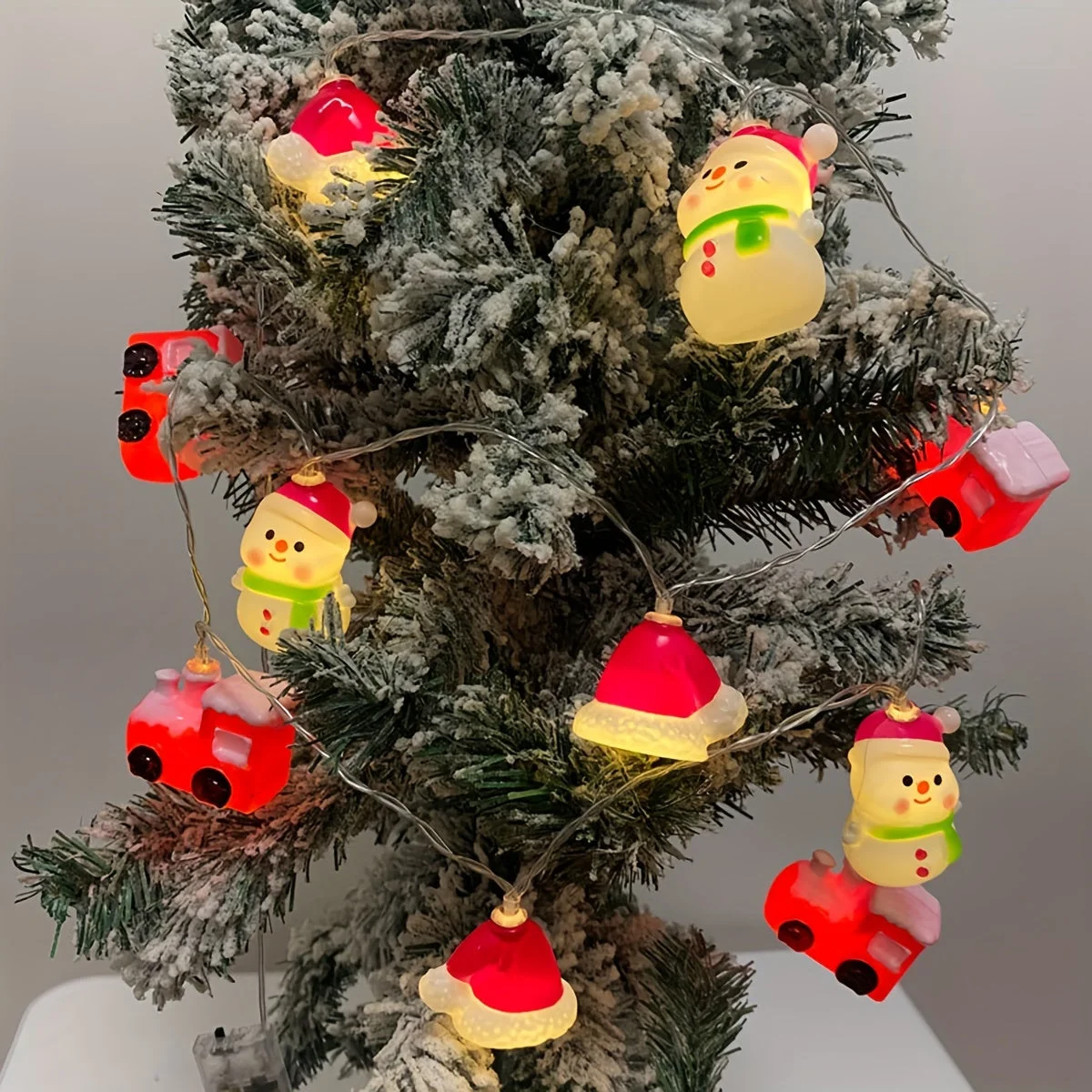 Ambiance festive avec guirlande lumineuse