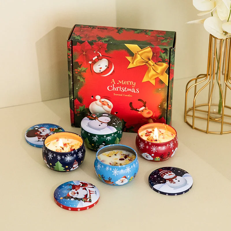 Pack de Bougies de Noël Parfumées