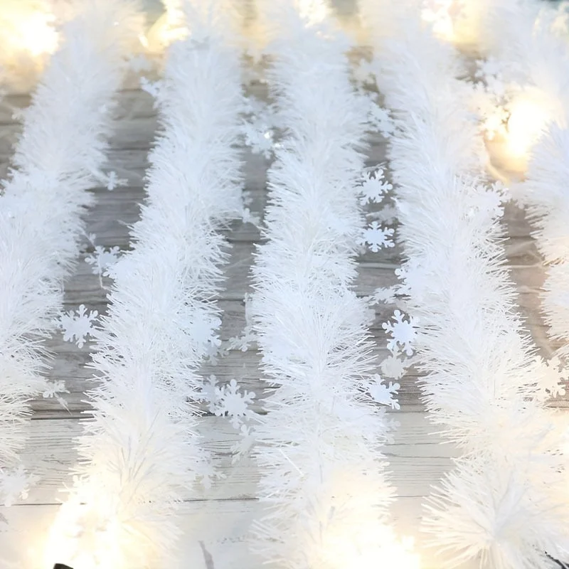 Installation de la Guirlande de Noël Blanc
