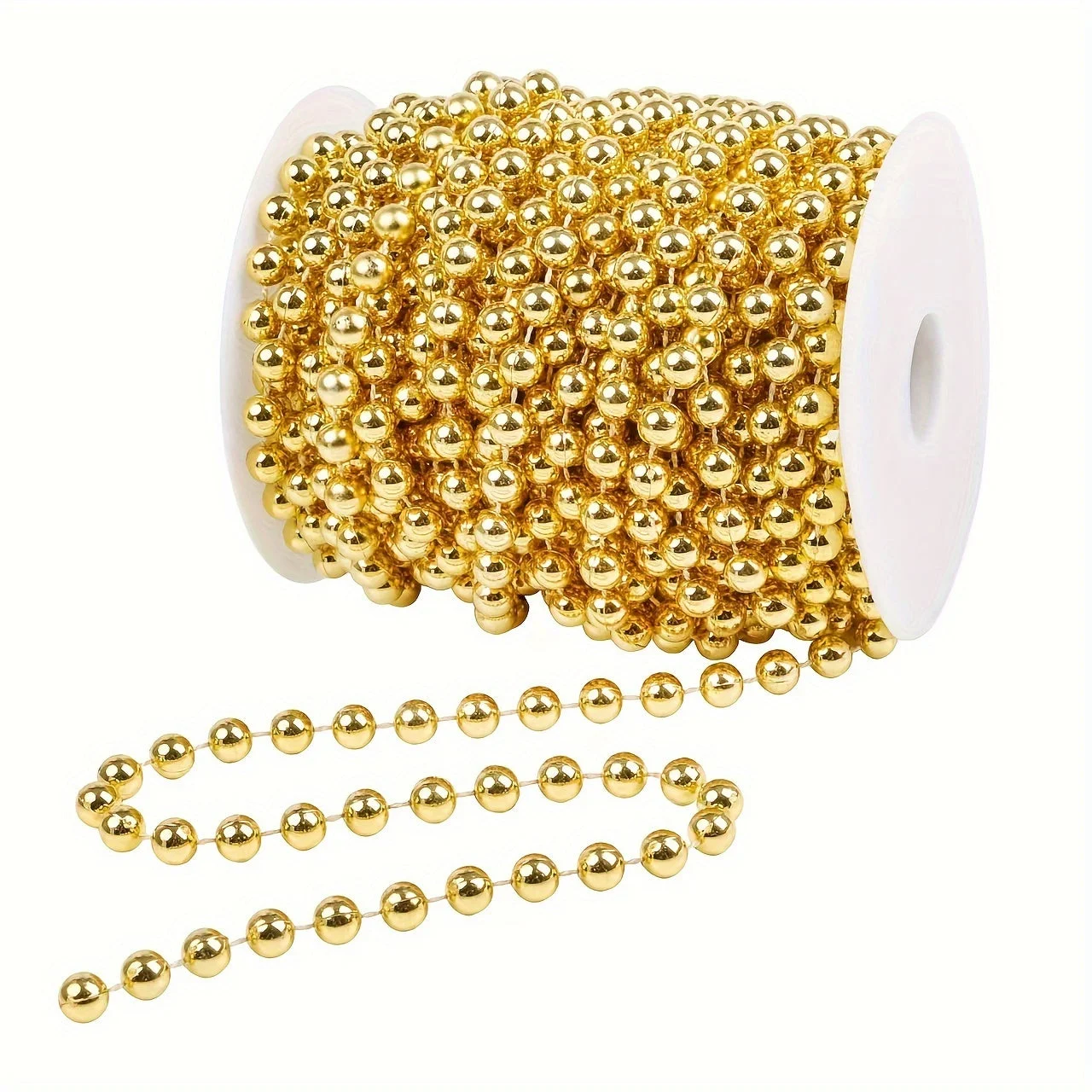 Ambiance festive avec la Guirlande de Perles Métalliques